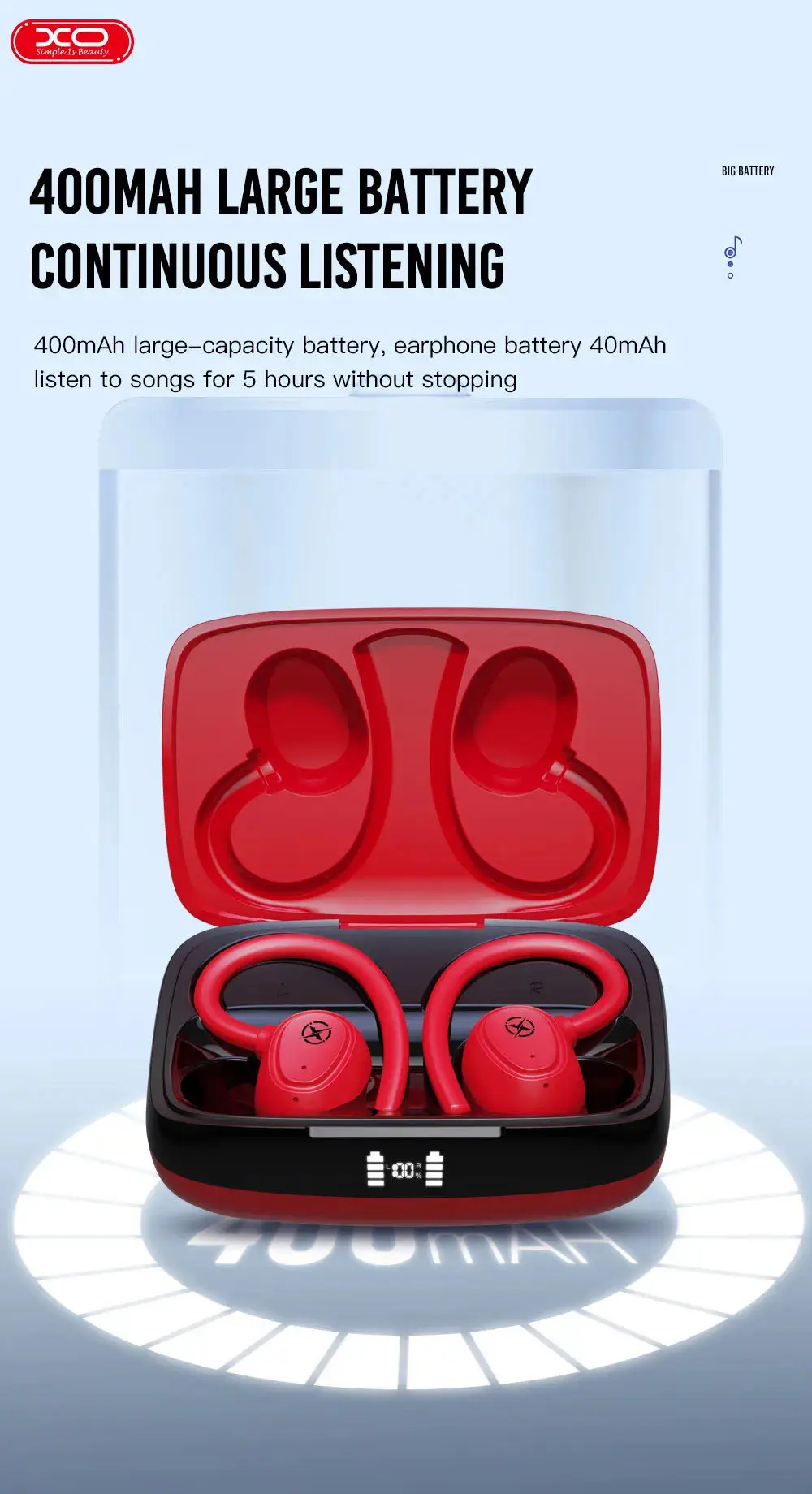 XO-G2 Over-ear Stereo Wireless earphone