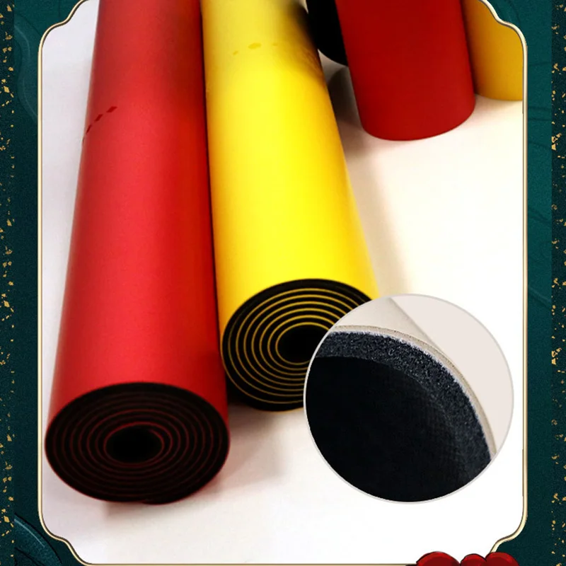 Chinese Zodiac Cattle Custom Logo Vegan PU Rubber Yoga Mat Laser Engraved Custom Printed GYM  Rubber Yoga Mat Custom