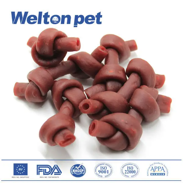 Vegebrand 7 Dental Source Factory Pet Dental Cleaning Snack Knotted Bone Treats Pet Dental Chews Training Snacks For Dogs