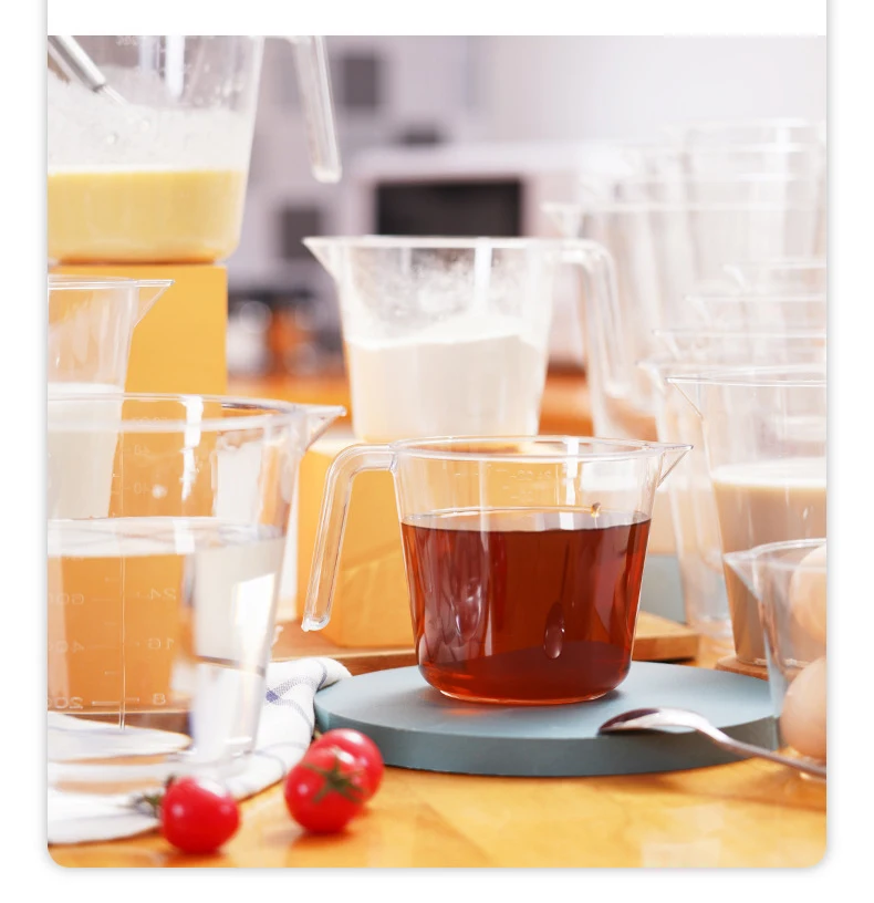Kitchen Tool With Graduated Baking With A Large 1-1.4 L Cup Cup Measuring Plastic Measuring Cup