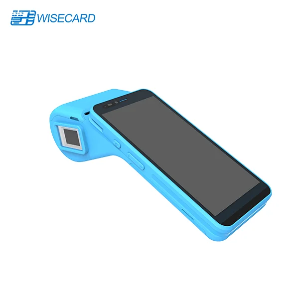 Wisecard WCT-T80 портативный Android 12 POS-терминал с сенсорным экраном Встроенный термопринтер и NFC кард-ридер
