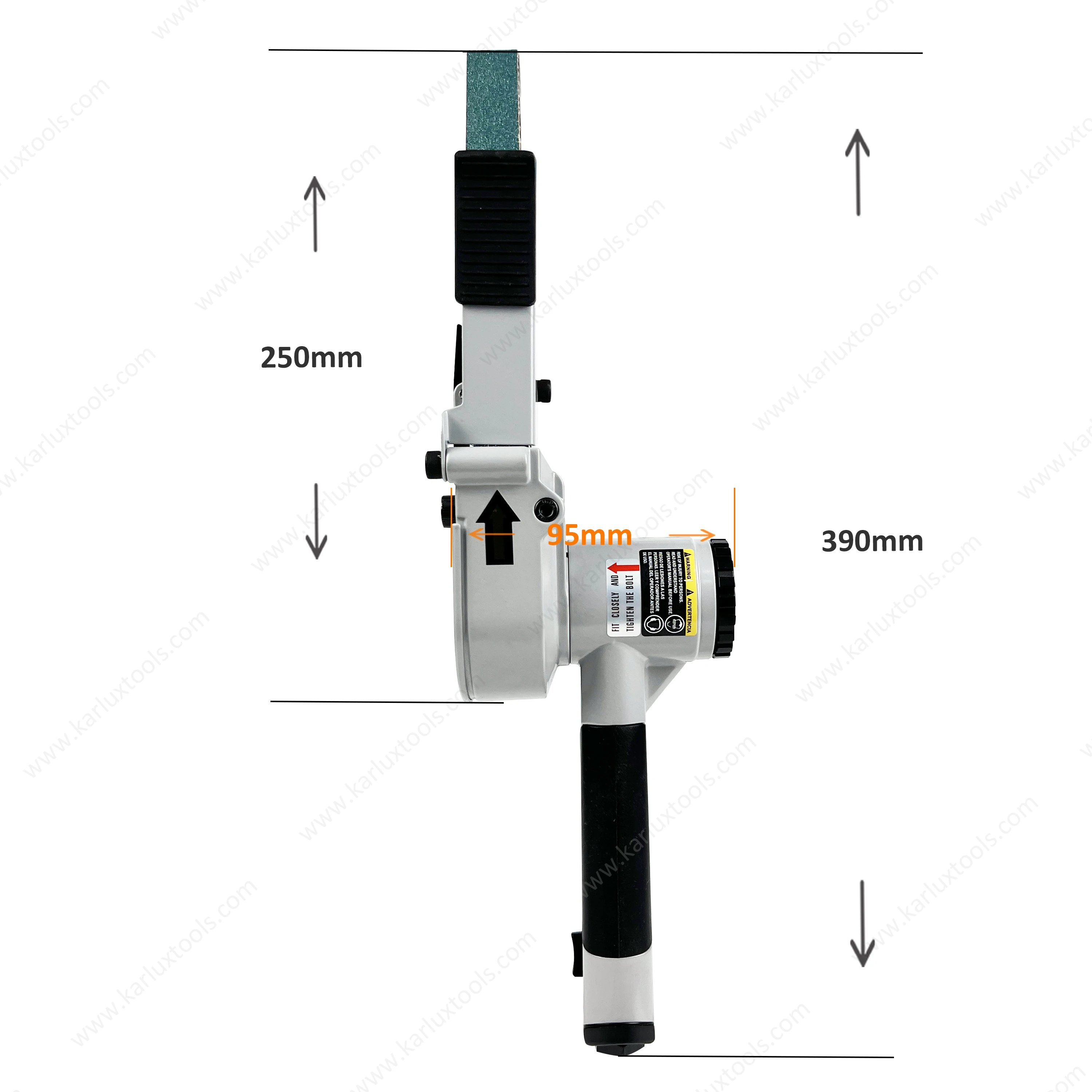 16000rpm 20x520mm Pneumatic Sanders Tools Air Belt Sander for Wood Metal Sanding Grinding