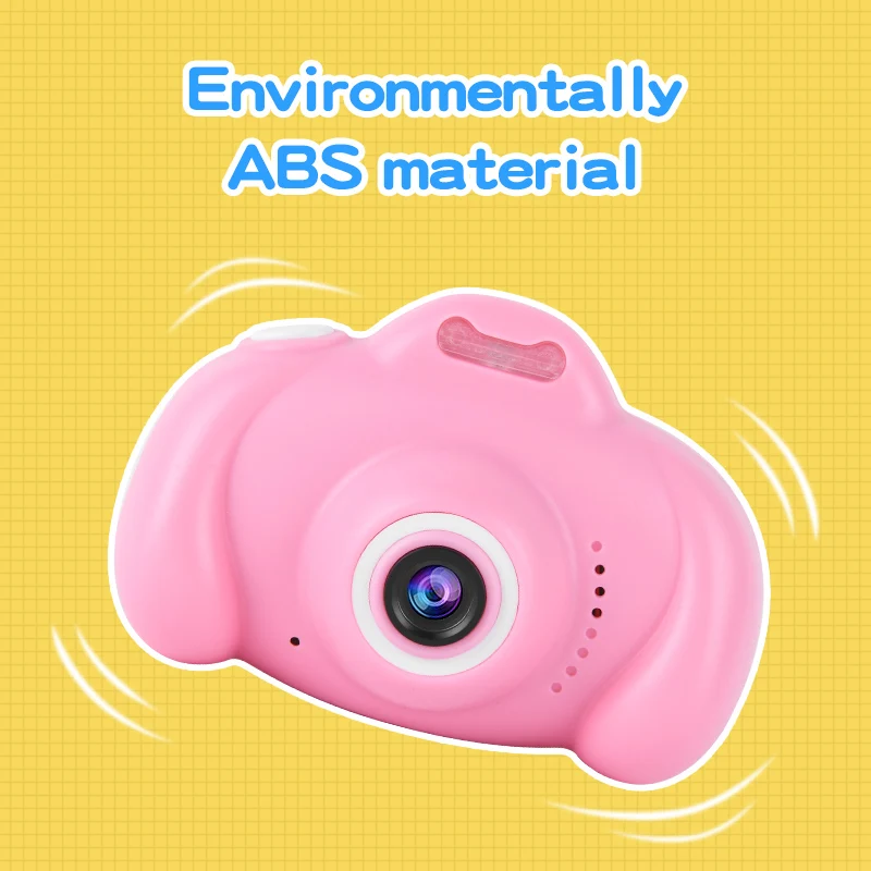 2021 HD 1080P Photo Stickers Video Camera for Christmas Birthday Gift Children Dual Lens Digital DV intstant Camera