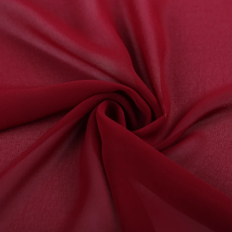 
HI-MULTI CREPE chiffon woven 100% polyester fabric for women dress 