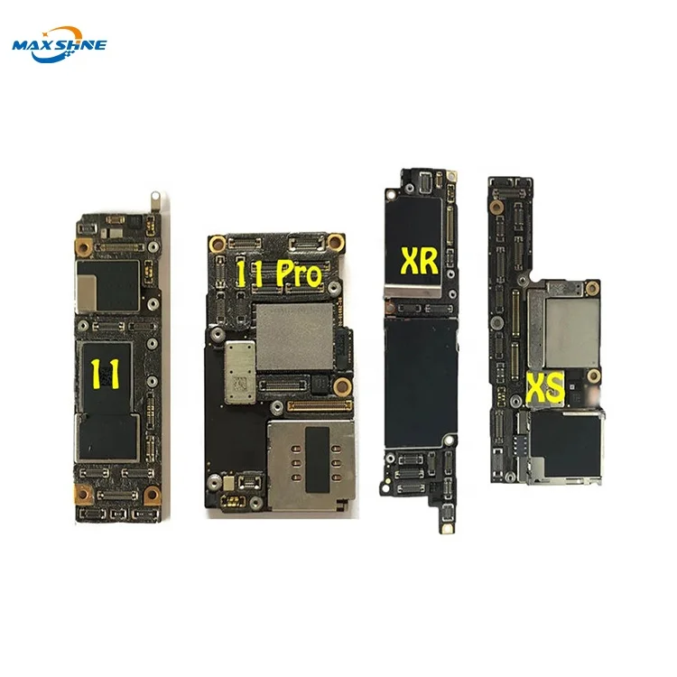 Wholesale Unlocked Mobile Phone Motherboard Logic Board Original For iPhone 10/11/12/13 Pro Max Motherboard