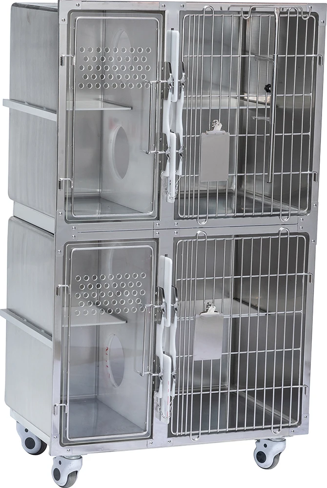 Luxury Dog Cat Veterinary Incubator Pet ICU Cage With Temperature Self Adaption Adjustment System Pet Luxury