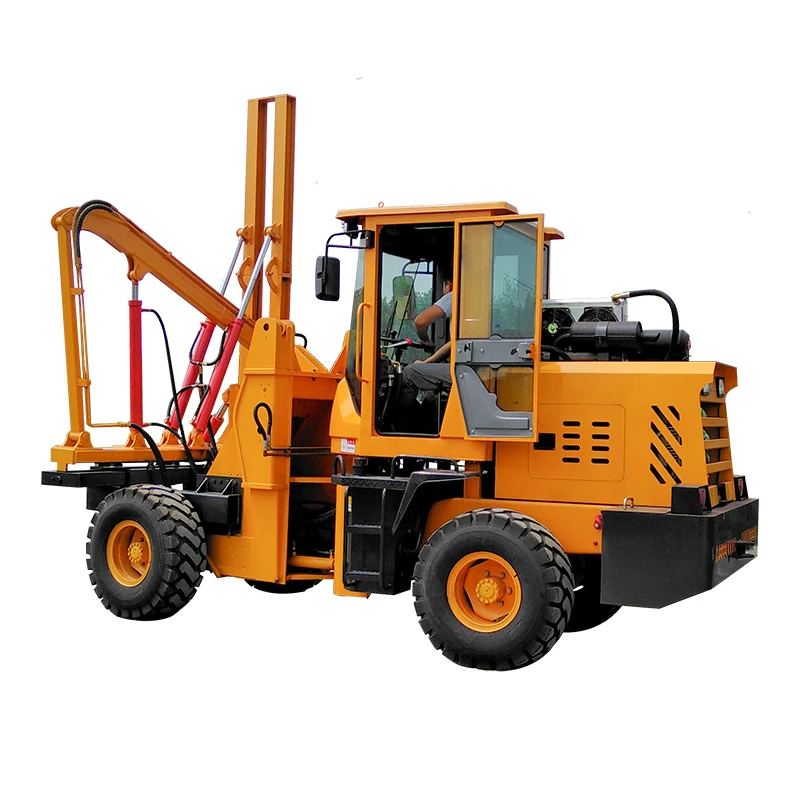 High efficiency pile driver road guardrail pile driver engineering car Chinese manufacturers direct sales