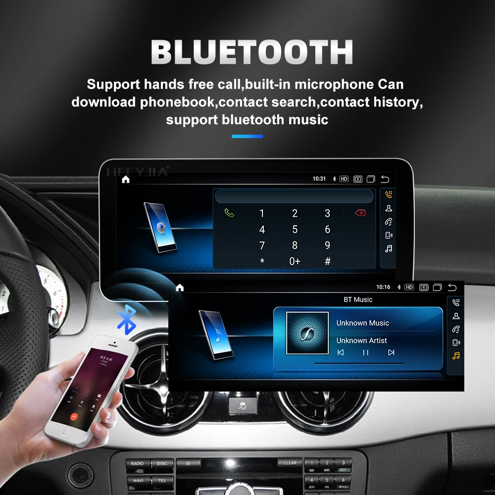 10.25 GLK X204 Android 13 Car Multimedia For Mercedes GPS Radio WIFI SIM Carplay Radio Stereo