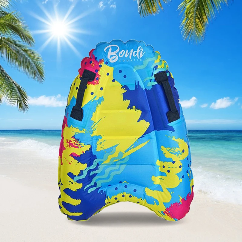  Outdoor Summer A Shape Inflatable Surfboard Buoy Kickboard Children Sea Surfing Board Floating Pool Air Mattresses