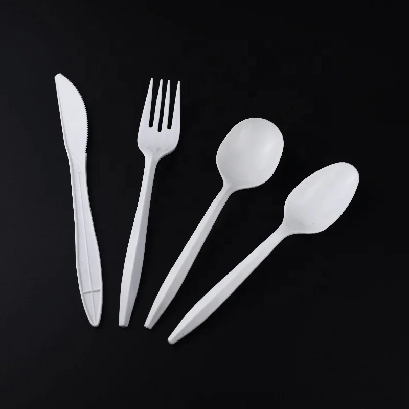 High quality pp cutlery set disposable fork and spoon knife dinnerware sets