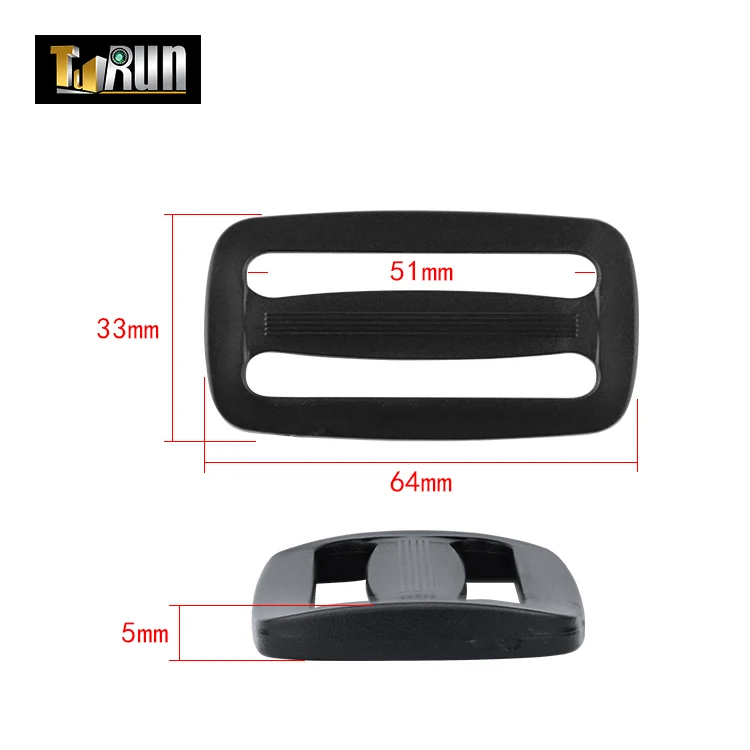 Manufacturers Wholesale Custom Fashion Plastic Release Buckle Tri Glide Backpack Buckle