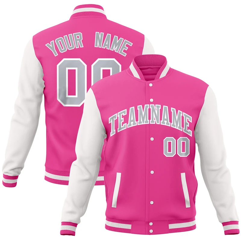 Wholesale Personalized Breathable Casual Coats Customized Baseball Bomber Varsity Jackets For Unisex