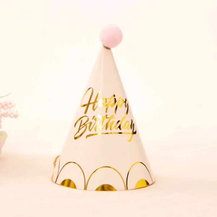 Creative INS birthday hat baby adult children birthday party supplies party hair bulb birthday cake paper hat