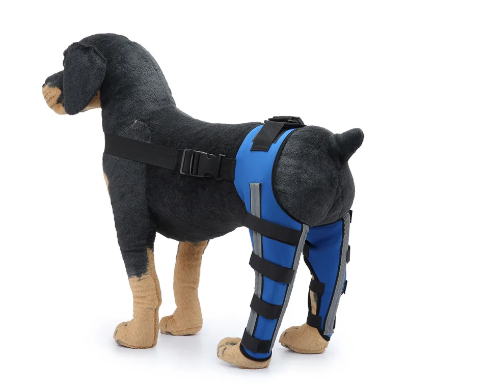 2023 dog pet supplies New Hind Legs Wrap Injury Recover Protector Adjustable Dog Knee Brace Pet Knee Pads adjust protect harness