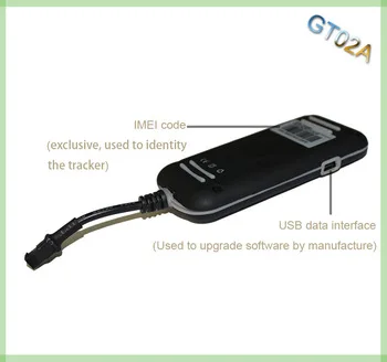 Vehicle GPS tracker GT02A with with GPRS network, car gps tracker with discount price