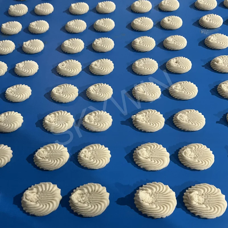 Skywin Automatic Bread Cookis Making Machine From one to Three Colors Tray type Biscuit Making Machine