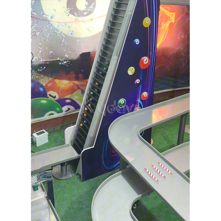 Fubeca diy custom billiard marbles pinball rolling bead rally maze run racing game F1 car simulation tournament marble track