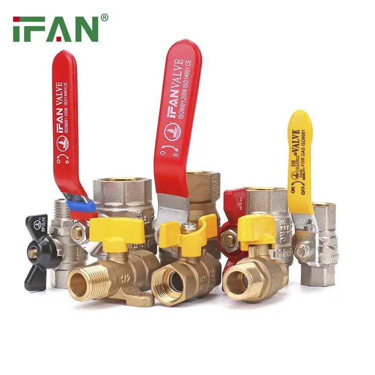 IFAN Factory Price Hot Selling Type Brass Ball Valve Double Union Ball Valve