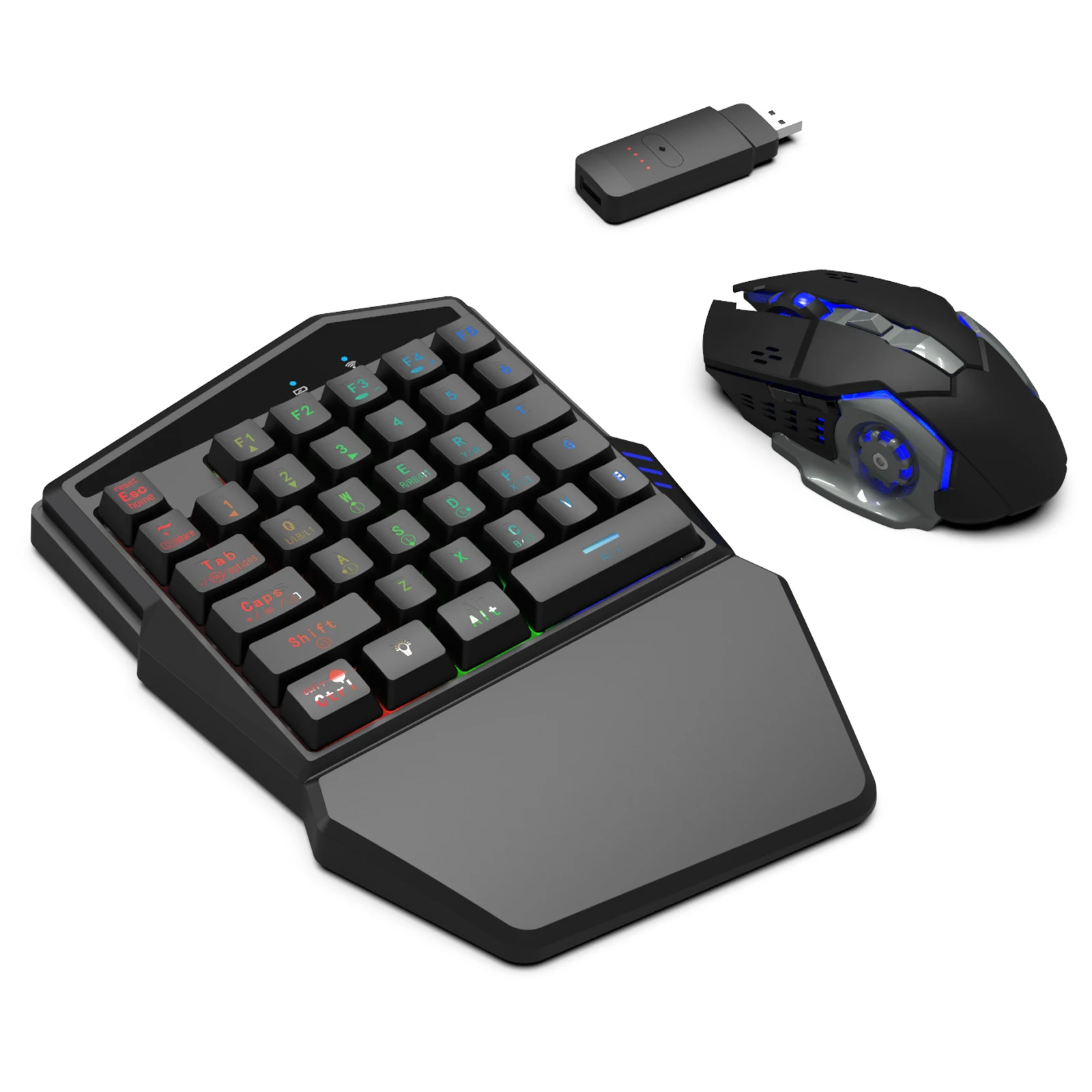 
Limit Free Shipping DarkWalker keyboard and mouse converter for Nintendo Switch PS4 Xbox One,Wireless Gaming Keyboard and Mouse 