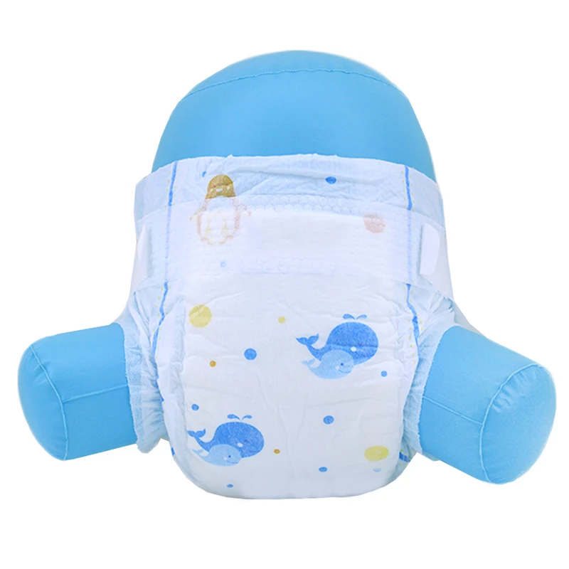 Bamboo Charcoal Fabric Breathable Disposable Baby Diaper Degradable