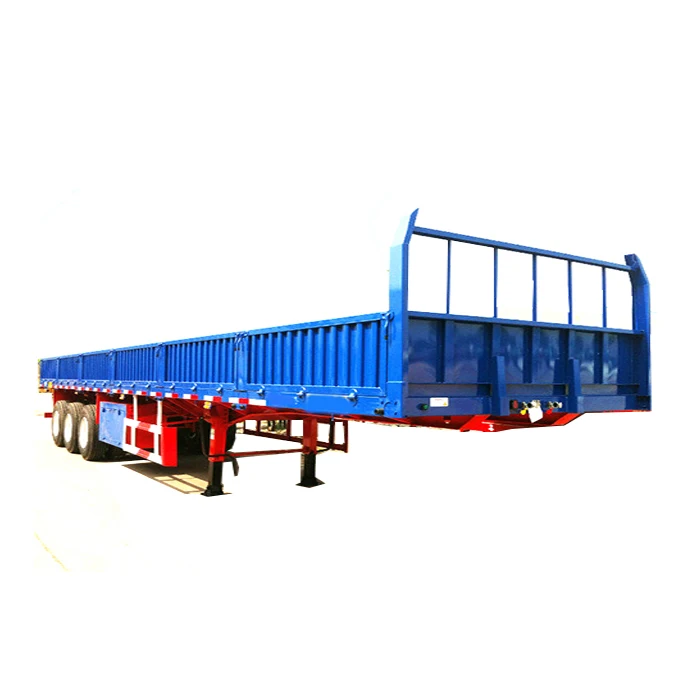 ACTA drop side wall transporting truck trailer side wall boards semi trailer flatbed trailer with side wall