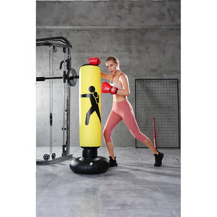 Economies inflatable bop bag, standing up inflatable punching bag for kids and adult Punching Bag Standing