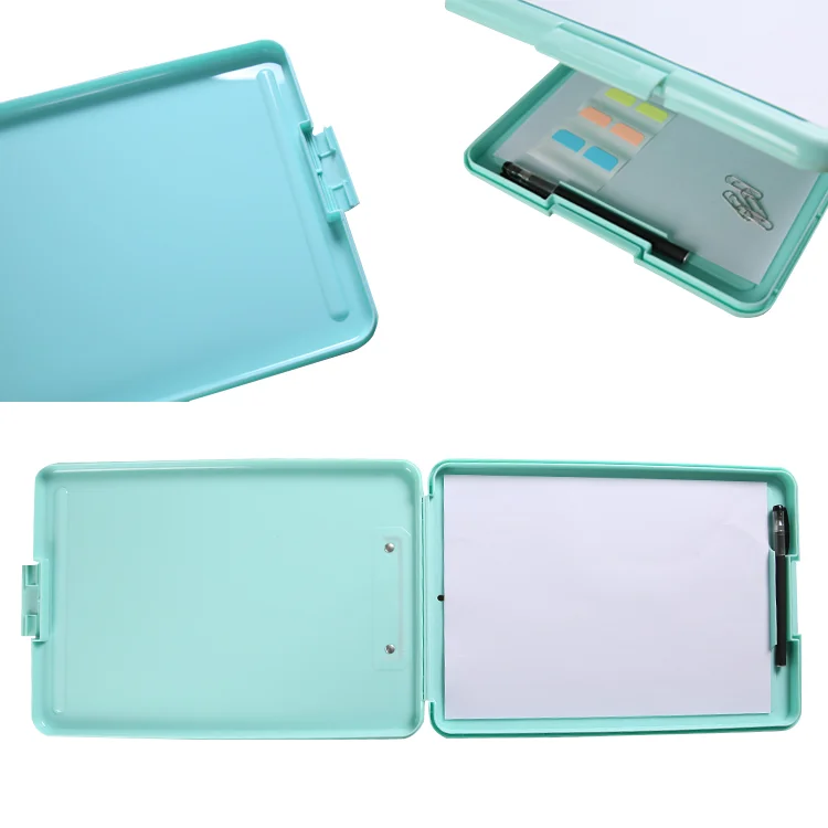 Nurse special care clipboard A4 thickened foldable portable storage board clip quantity clipboard