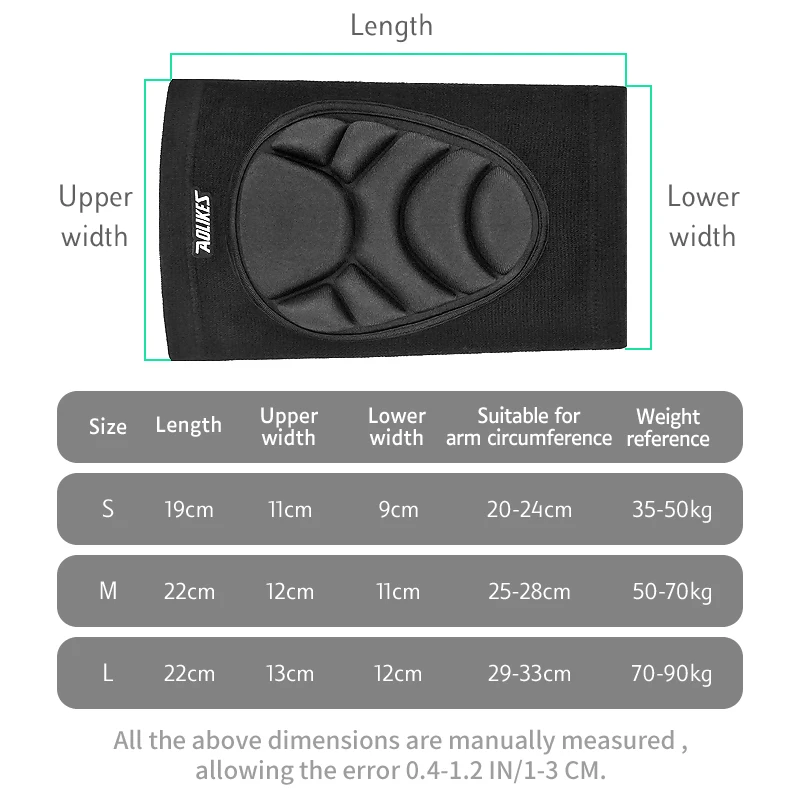 Aolikes sports support elastic elbow Pad Sleeve Protective Basketball Customized elbow support brace compression arm sleeve