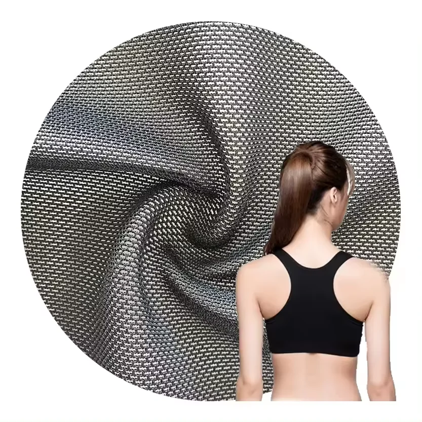 180gsm Nylon Spandex Knitted Stretch Powernet Mesh for Underwear