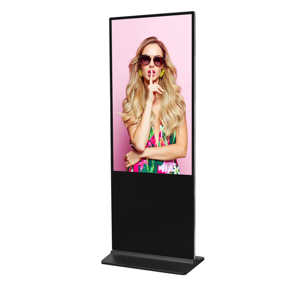 New 32 43 49 55 65 inch Indoor Touchscreen Kiosks Android LCD Digital Signage Advertising Playing Equipment