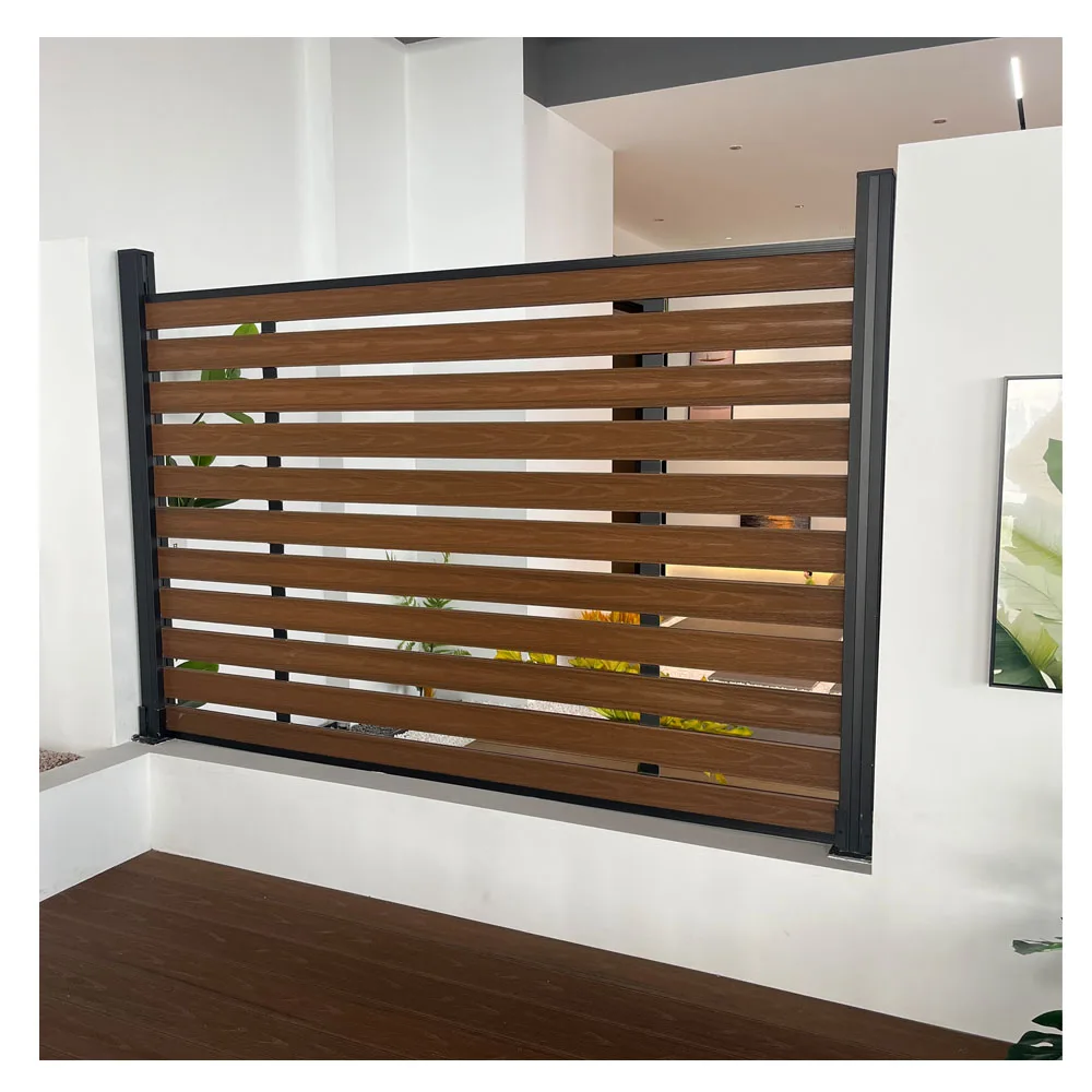 Beautiful Garten Zaun Fences For Garden Wooden Fence Wpc Fence Wood-plastic Composite Environmental Material