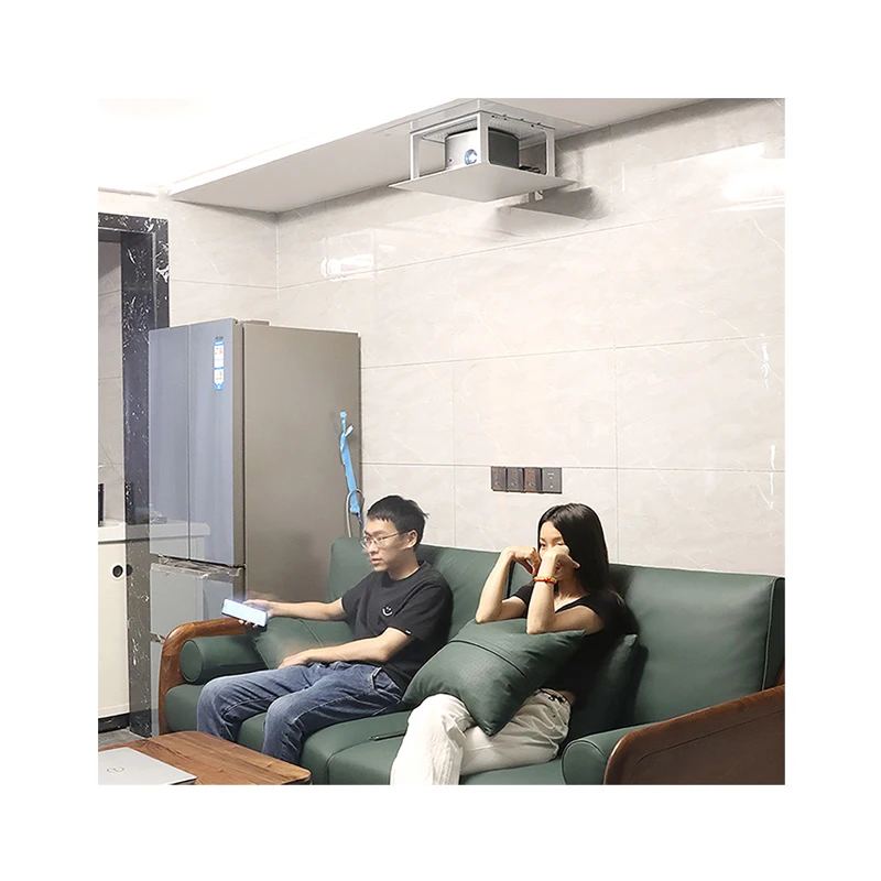 JGST OEM домашний кинотеатр, скрытый потолочный проектор с подъемным механизмом, потолочное крепление, крепление проектора с дистанционным управлением