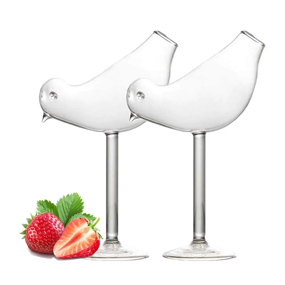 Unique Martini Bar Glassware Cocktail Glasses Bird Wine Glass