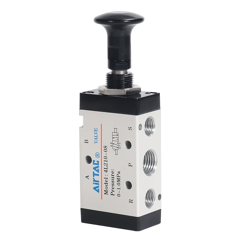 AIRTAC 4L110-06/4L21006/4L21008/4L31008/4L31010 Two position five way Hand pull valve