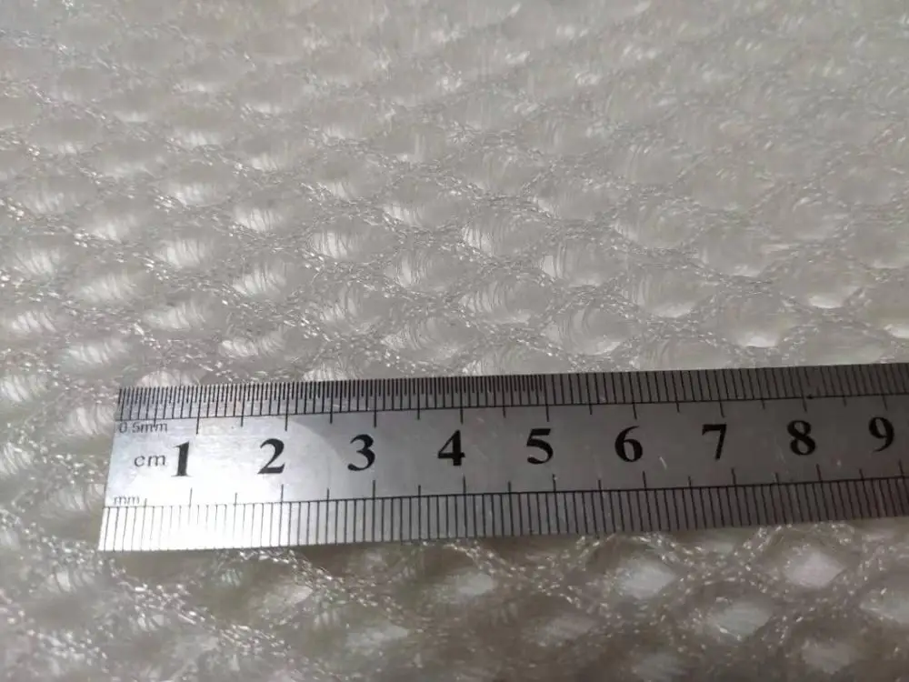 New Design Sports Shoes Mattress Polyester Fabric Material 3D Plaid Spacer Air Mesh Jiangsu Tricot 100% Polyester Knitted 500kg