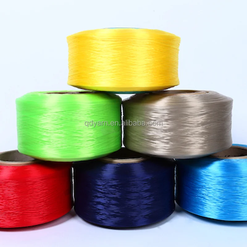 China Factory QD Yarn Manufacturing Custom Colors pp iplik Cheap 900D pp yarn