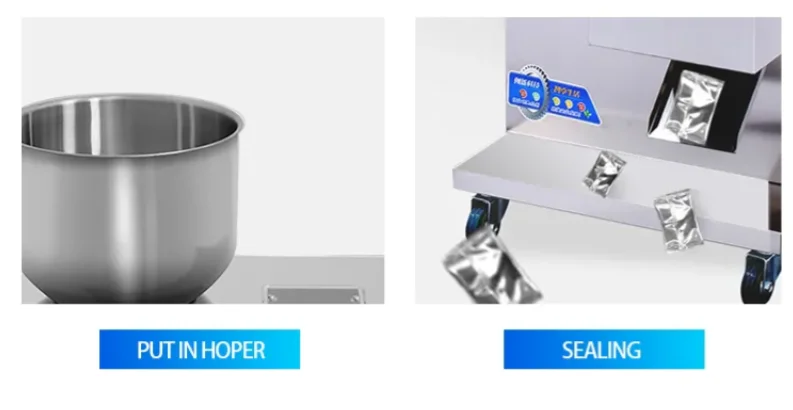 Multi-Functional Packaging Machine for Powder Granules Fertilizer Candy Trinkets Pouches Food Hardware Seed Pet Food Storage