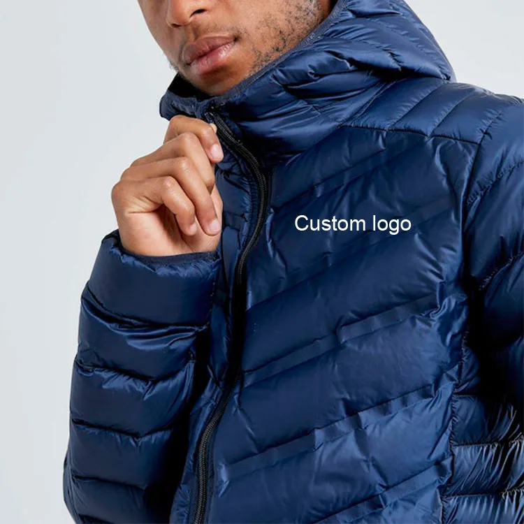 VK Lightweight  Chest Pocket Puffer Water Resistant Windproof Down Mens Jacket