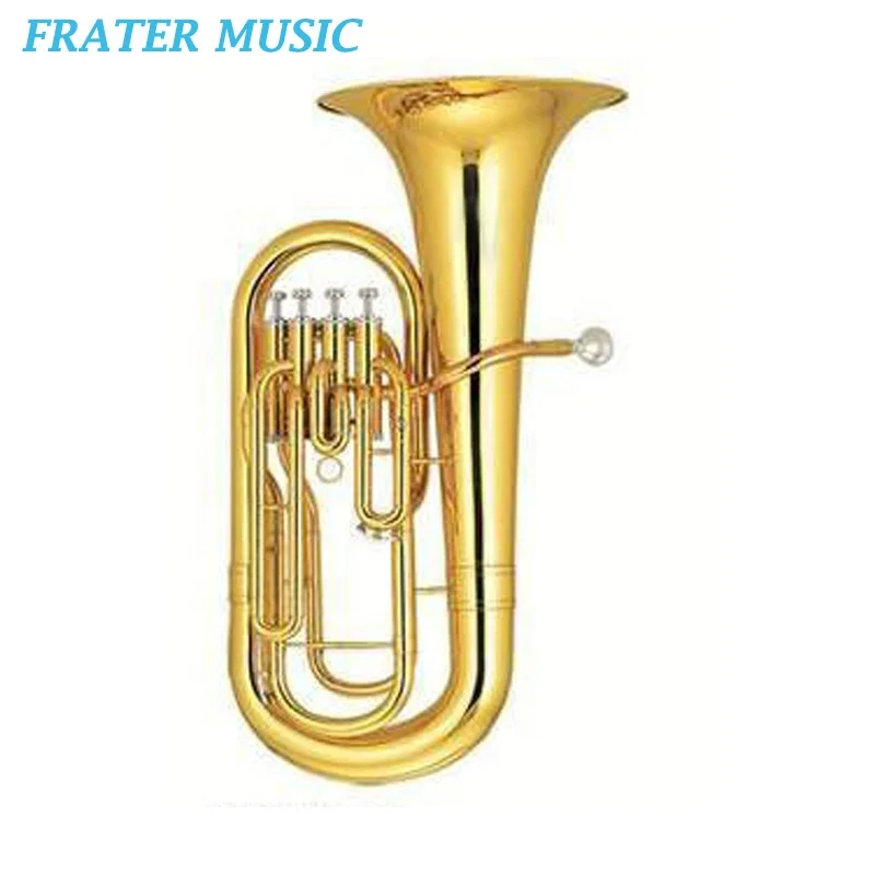High quality Gold lacquer Bb key Four Pistons Euphonium (JEP-230)