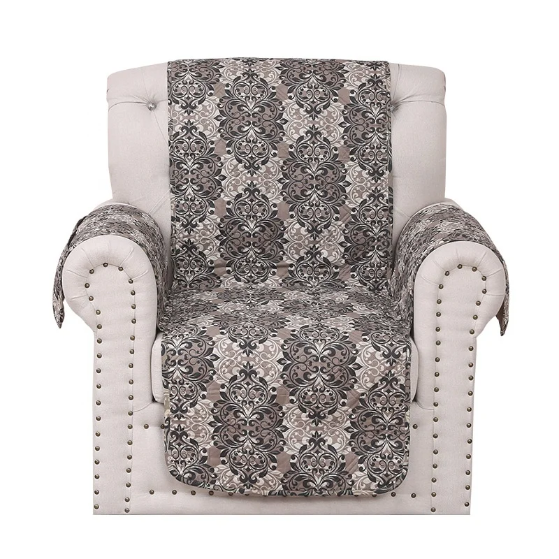 New design plant floral cartoon printed custom pattern sofa cover sofa protector waterproof