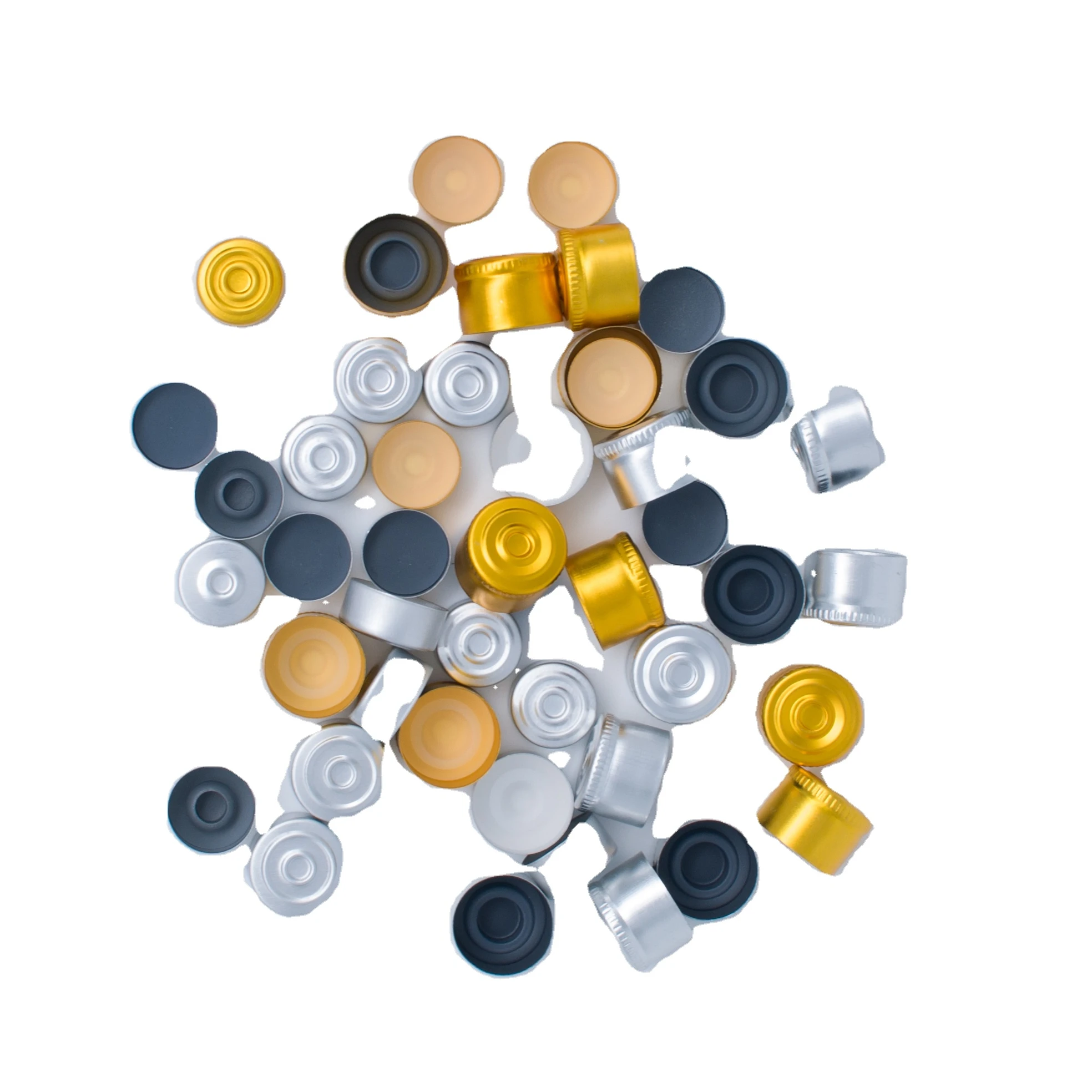 Chinese Excellent Customized Unique Design Hot Sale Factory Aluminum-plastic Seal Round Cap For Antibiotic Vial