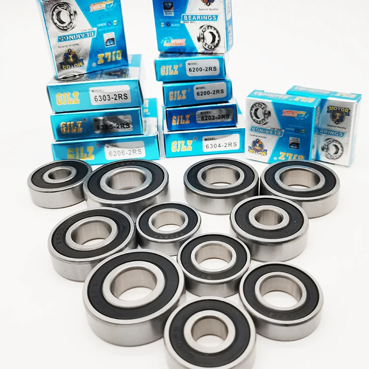 High Precision Factory Price 6204 2RS ZZ Stainless Steel Deep Groove Ball Bearing Motorcycle Bearing