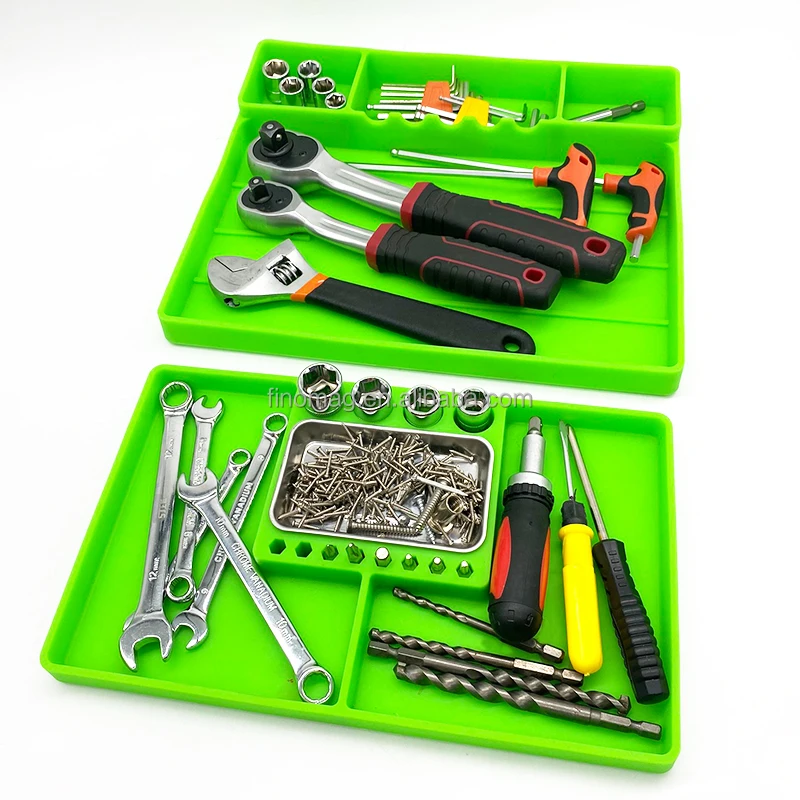 Silicone Tool Organizer Fixing Nonslip Tool Mat for Welding Hobbies Workshop