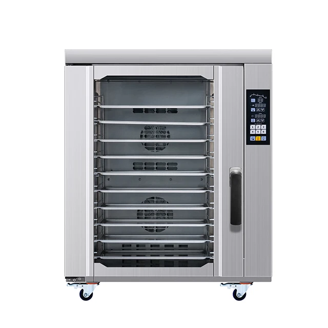 10 Trays Stainless Steel Rotary Rack Oven Mooncake Baking Machines hot wind Steam convection oven