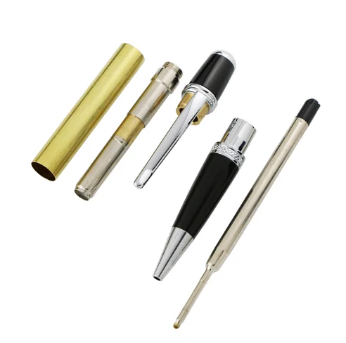 wholesale assemble ball pen turning kit  Woodturning Brass Roller Ball pen kits diy woodturning pen kits