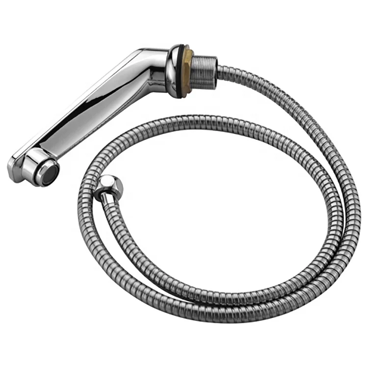 Beauty Spa Shower Head Stainless Steel Chromed Flexible Water Shower Hose Water Pipe  T703H