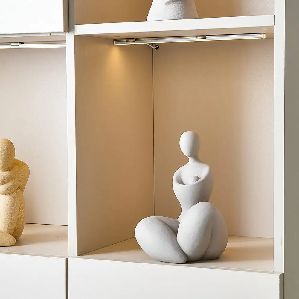 Nordic Style Abstract Thinker Figure Sculpture Modern Art Decor