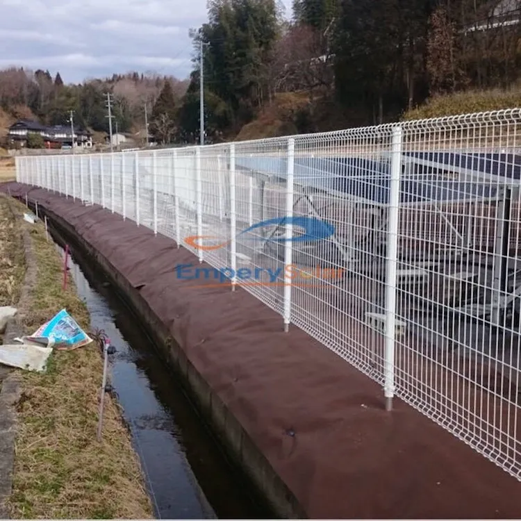 Solar panel mesh anti climb security fence 3x3 galvanized welded wire mesh fence