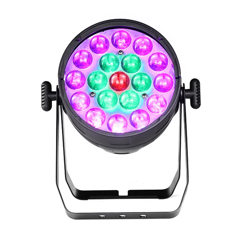 19pcs 4 in 1 LED Zoom Par Light Simple version Sound Auto DMX512 Control  for Stage Light Party Ktv Club dj disco light