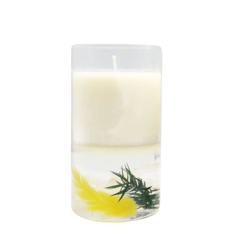 Lavender 130G/4.58oz scented botanical candle dried flower luxurious candles Private Label aromatherapy for mothers day gift